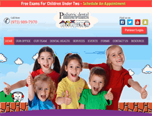 Tablet Screenshot of pediatric-dental.com